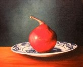 Pear on  a plate<br />SOLD